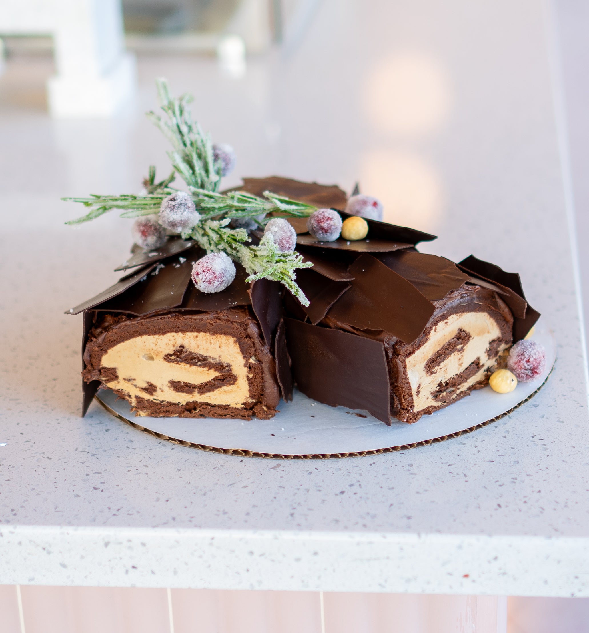 MOMU Chocolate Hazelnut Yule Log